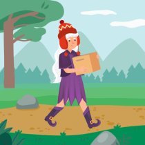 Сказки Бабы Яги - Сказка про Красную Шапочку и Бабу Ягу