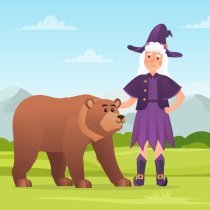 Сказки Бабы Яги - Сказка про медведя и Бабу Ягу