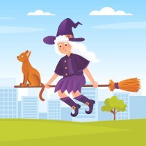 Сказки Бабы Яги - Сказка о необычном коте и Бабе Яге